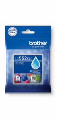 Brother LC-552XLC - inkoust azurový XL
