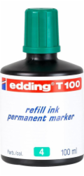 Edding Inkoust pro permanentní popisovače 100 ml zelený Edding T100/004/Z