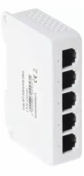 NoName Delta PŘEPÍNAČ POE / ROZŠÍŘOVAČ SPT-POE/4-POE-DIN-E 5PORTOVÝ SÍŤ DELTA