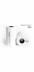 OfficeProducts Termo role KANCELÁŘSKÉHO OBSAHU, 80 mm x 80 m, tloušťka 48 +/- 6, 6 ks, bílé