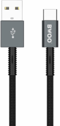 BWOO Kabel USB BWOO X211C USB - USB-C 1,0 m 2,4 A černý