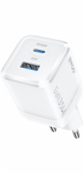 BWOO Nabíječka do zásuvky GaN CDA222 PD 35W 1 x USB 1 x USB-C bílá