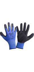Lahti Pro Latexové rukavice modro-černé l212408p, 12 párů, 8 kusů, lahti