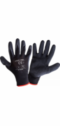 Lahti Pro Latexové rukavice černé l212208p, 12 párů, 8, ce, lahti