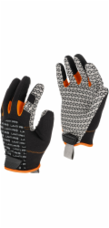PRO Dílenské rukavice černo-oranžové, l281811p, karton, 11,ce,lahti