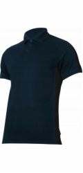 Lahti Pro Pánské polo tričko 190g/m2, tmavě modrá a černá, velikost 3XL