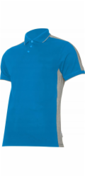 Lahti Pro Pánské polo tričko 190g/m2 modrošedé velikost M