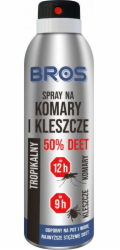 Bros Sprej proti komárům a klíšťatům 50% DEET 180 ml