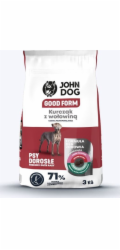 JOHN DOG Good Form Medium and large breeds Chicken with beef - suché krmivo pro psy - 3kg