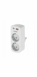 NoName Nabíječka/napájecí adaptér 4v1 2slotový, USB-C 20W PD, USB-A 18W QC