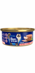 OPTIVITAL Mousse Salmon - mokré krmivo pro kočky - 85g