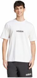 Adidas Pánské tričko Essentials Linear Single, bílé, JE9000 S