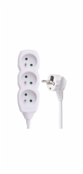 Emos prodlužovací šňůra P0313C - 3 zásuvky, 3m, černá
