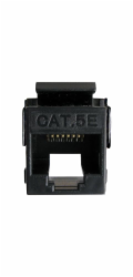 DATACOM UTP Keystone Cat5e černý Dual Slim zadní zářez