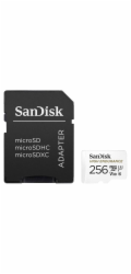 SanDisk High Endurance/micro SDXC/256GB/Class 10/+ Adaptér/Bílá