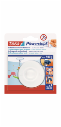 Tesa Powerstrips - Indoor - Univerzální háček - Bílá - Plast - Lepicí proužky - 0,5 kg