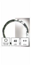 LED vánoční nano řetěz zelený, 4 m