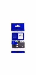 PRINTLINE kompatibilní páska s Brother TZE-611, TZ-611, 6mm, černý tisk/žlutý podklad