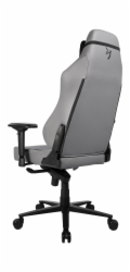 AROZZI herní židle PRIMO Full Premium Leather Anthracite/ 100% přírodní italská kůže/ světle šedá