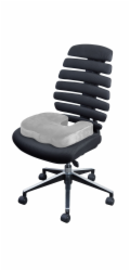 CONNECT IT FOR HEALTH Anatomický polštář na židli, ŠEDÝ CFH-5290-GY CONNECT IT FOR HEALTH Anatomický polštář na židli, ŠEDÝ
