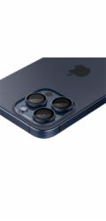 Spigen Spigen Glass tR EZ Fit Optik Pro 2 ks, titanově modré - iPhone 15 Pro/15 Pro Max