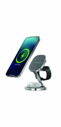 Stříbrná nabíječka Mobile Origin TravelCharge PRO
