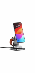 Satechi 3-v-1 skládací nabíjecí stojan Qi2 indukční nabíječka 1x USB-C (ST-Q31FM-EA)