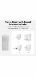 Hyper HyperJuice 70W USB-C GaN Travel Charger - White