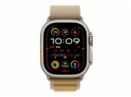 Apple Watch 49mm Tan Alpine Loop - Small - Natural Titanium Finish