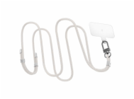 Spigen Cross Body Strap + Wrist Strap - Pearl White