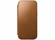 Nomad Kožené pouzdro Folio, anglická hnědá-C - iPhone 16 Pro Max