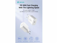 Deví síťová nabíječka Smart series PD Quick Charger 30W - White