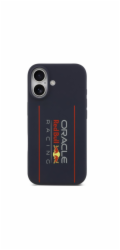 Red Bull Silicone Vertical Logo MagSafe Zadný Kryt pre iPhone 17 modrý