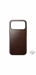 NOMAD kryt Modern Leather Case Magsafe Horween pro iPhone 17 Pro Max - Rustic Brown