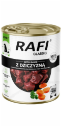 RAFI Classic with game - vlhké krmivo pro psy - 800g