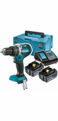 Aku vrtačka s příklepem DHP484RTJ 18V 2x5,0Ah