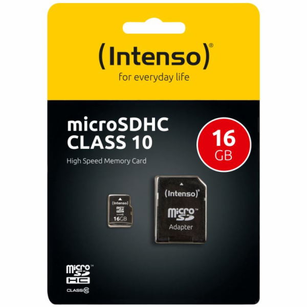 Intenso microSDHC           16GB Class 10