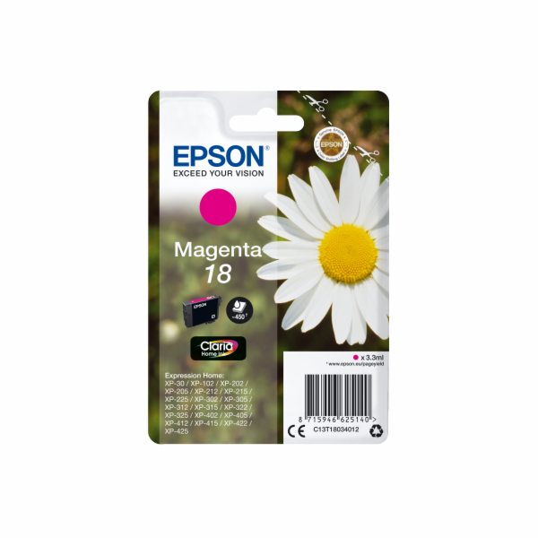 Epson cartridge cervena Claria Home T 180         T 1803