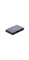 CANYON replikátor portů DS-1, 3v1, pro Apple Mackbook s Thunderbolt 3 (USB-C 100W)