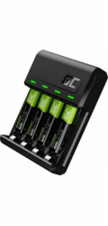 Nabíječka Green Cell GC VitalCharger a 4x AAA / HR03 800mAh dobíjecí baterie