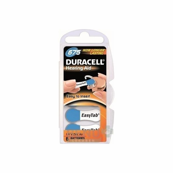 baterie Duracell ZA  6-pack  blistr/Dura