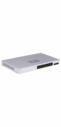 Cisco switch CBS220-24P-4G (24xGbE,4xSFP,24xPoE+,195W)