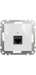 Počítačová zásuvka SCHNEIDER SEDNA DESIGN, bílá