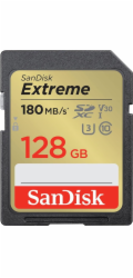 SanDisk Extreme SDXC       128GB UHS-I C10 U3 V30
