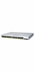 Cisco CBS220-48P-4G Cisco switch CBS220-48P-4G, 48xGbE RJ45, 4xSFP, PoE+, 382W