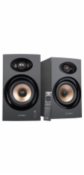 FENDA F&D repro R23BT/ 2.0/ 40W/ dřevěné/ BT/ Optický/ USB vstup/ dálkové ovládání/ černé