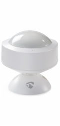 NEDIS Wi-Fi chytrý snímač pohybu/ kabelový/ vnitřní/ Android/ iOS/ Nedis® SmartLife/ adaptér/ bílý