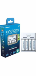 Panasonic Eneloop Basic Charger USB BQ-CC61 incl. 4xAA 2200mAh