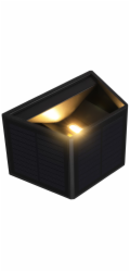 IMMAX WALL-3 venkovní solární nástěnné LED osvětlení se světelným čidlem, 2W