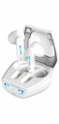GENIUS bezdrátový headset TWS HS-M920BT/ bílý/ LED/ Bluetooth 5.0/ USB-C nabíjení